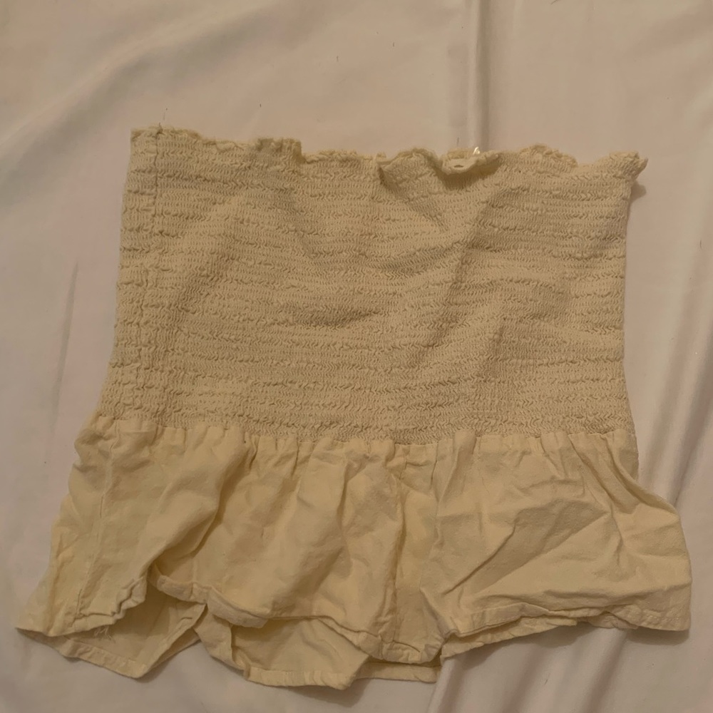 Brandy Melville ruched tube top